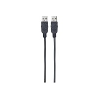 Manhattan USB-A to USB-A Cable, 1m, Male to Male, 480 Mbps (USB 2.0)