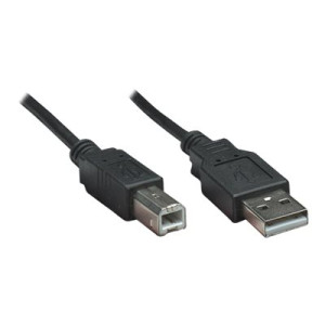 Manhattan USB-A to USB-B Cable, 0.5m, Male to Male, 480 Mbps (USB 2.0)