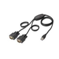 DIGITUS USB 2.0 zu 2x RS232-Kabel