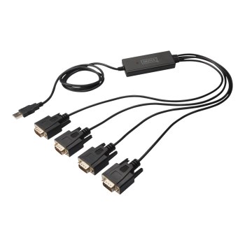 DIGITUS USB 2.0 zu 4xRS232 Kabel