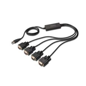 DIGITUS USB 2.0 zu 4xRS232 Kabel