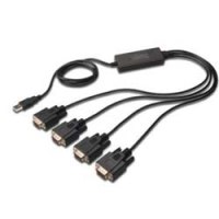 DIGITUS USB 2.0 zu 4xRS232 Kabel