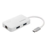 Edimax EU-4308 - Netzwerkadapter - USB-C 3.1 - Gigabit Ethernet x 1 + USB 3.0 x 3