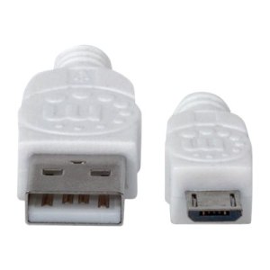 Manhattan USB-A to Micro-USB Cable, 1m, Male to Male,...