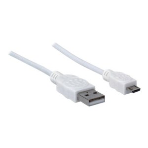 Manhattan USB-A to Micro-USB Cable, 1.8m, Male to Male,...