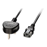 Lindy Power Cable - BS 1363A (M) to IEC 60320 C13