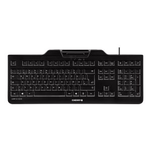 CHERRY KC 1000 SC - Keyboard - USB - Switzerland - Black