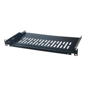 LogiLink - Rack - Shelf - Black, RAL 9005 - 1U - 48.3 cm...