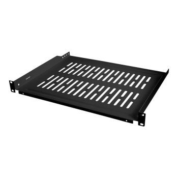 LogiLink - Rack - Regal - Schwarz, RAL 9005 - 1U - 48.3 cm (19")