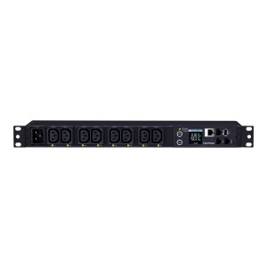 CyberPower Switched Metered-by-Outlet PDU81005 - Stromverteilungseinheit (Rack - einbaufähig) - Wechselstrom 100-120 V - Ethernet, USB, serial - Eingabe, Eingang IEC 60320 C20 - Ausgangsanschlüsse: 8 (IEC 60320 C13) - 1U - 3.05 m