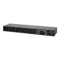 CyberPower Switched Metered-by-Outlet PDU81005 - Stromverteilungseinheit (Rack - einbaufähig) - Wechselstrom 100-120 V - Ethernet, USB, serial - Eingabe, Eingang IEC 60320 C20 - Ausgangsanschlüsse: 8 (IEC 60320 C13) - 1U - 3.05 m