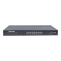 Intellinet 16-Port Gigabit Ethernet PoE+ Web-Managed Switch with 2 SFP Ports, IEEE 802.3at/af Power over Ethernet (PoE+/PoE)