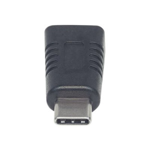 Manhattan USB-C to Mini-USB Adapter, Male to Female, 5 Gbps (USB 3.2 Gen1 aka USB 3.0)