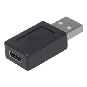 Manhattan USB-C to USB-A Adapter, Female to Male, 480...