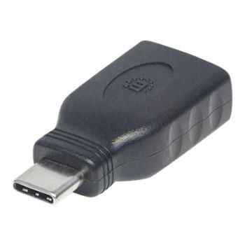 Manhattan USB-C to USB-A Adapter, Male to Female, 5 Gbps (USB 3.2 Gen1 aka USB 3.0)