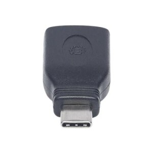 Manhattan USB-C to USB-A Adapter, Male to Female, 5 Gbps (USB 3.2 Gen1 aka USB 3.0)