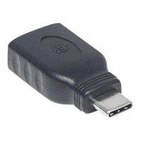 Manhattan USB-C to USB-A Adapter, Male to Female, 5 Gbps (USB 3.2 Gen1 aka USB 3.0)