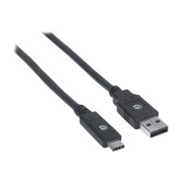 Manhattan Cavo da USB-C a USB-A, 2 m, maschio a maschio, 5 Gbps (USB 3.2 Gen1 alias USB 3.0)