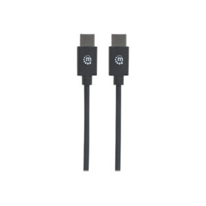 Manhattan USB-C to USB-C Cable, 2m, Male to Male, Black, 480 Mbps (USB 2.0)