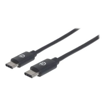 Manhattan USB-C to USB-C Cable, 3m, Male to Male, Black, 480 Mbps (USB 2.0)