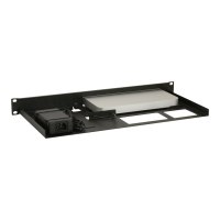 Rackmount.IT RM-CI-T4 - Netzwerk-Einrichtung - Rack montierbar - Jet Black, RAL 9005 - 1U - 48.3 cm (19") - für Cisco Meraki MX64 Cloud Managed