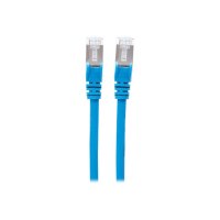 Intellinet Network Patch Cable, Cat7 Cable/Cat6A Plugs, 7.5m, Blue, Copper, S/FTP, LSOH / LSZH, PVC, RJ45, Gold Plated Contacts, Snagless, Booted, Polybag - Patch-Kabel - RJ-45 (M)