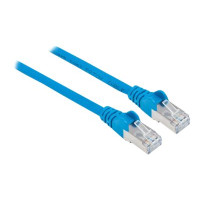 Intellinet Network Patch Cable, Cat7 Cable/Cat6A Plugs, 7.5m, Blue, Copper, S/FTP, LSOH / LSZH, PVC, RJ45, Gold Plated Contacts, Snagless, Booted, Polybag - Cavo patch - RJ-45 (M)