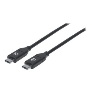 Manhattan USB-C to USB-C Cable, 2m, Male to Male, 480 Mbps (USB 2.0)