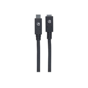 Manhattan USB-C to USB-C Extension Cable, 50cm, Male to Female, 10 Gbps (USB 3.2 Gen2 aka USB 3.1)