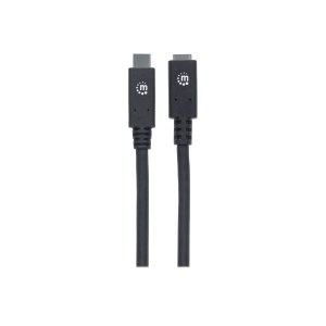 Manhattan USB-C to USB-C Extension Cable, 50cm, Male to Female, 10 Gbps (USB 3.2 Gen2 aka USB 3.1)