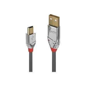 Lindy CROMO - USB-Kabel - USB (M) bis Mini-USB, Typ B (M)