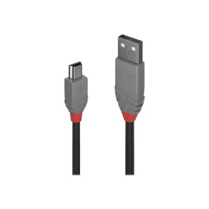 Lindy Anthra Line - USB-Kabel - USB (M) bis Mini-USB, Typ B (M)