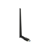 DeLock USB 3.0 Dual Band WLAN ac/a/b/g/n Stick - Netzwerkadapter - USB 3.0 - 802.11ac - Schwarz