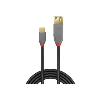 Lindy Black Line - USB-Kabel - USB-C (M) bis USB Typ A (W)