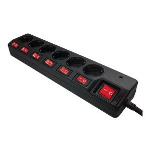 LogiLink - power strip - alternating current 250 V - 3680...