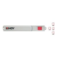 Lindy Blocco per porta USB-C - Rosso