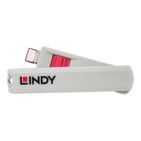 Lindy Blocco per porta USB-C - Rosso