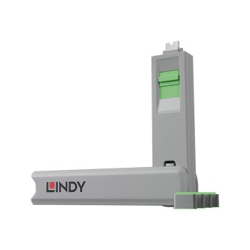 Lindy Schloss für USB-C-Port - grün