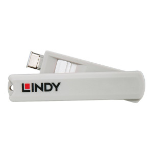 Lindy Schloss für USB-C-Port - weiß