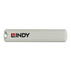 Lindy Schloss für USB-C-Port - weiß