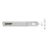 Lindy Schloss für USB-C-Port - weiß