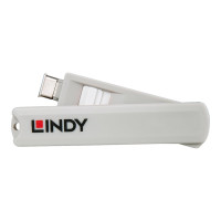 Lindy Schloss für USB-C-Port - weiß