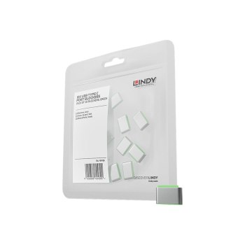 Lindy Schloss für USB-C-Port - grün (Packung