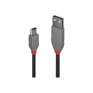 Lindy Anthra Line - USB Cable - USB (M) to Mini USB, Type...