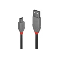 Lindy Anthra Line - USB-Kabel - USB (M) bis Mini-USB, Typ B (M)