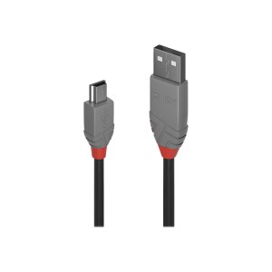 Lindy Anthra Line - USB-Kabel - USB (M) bis Mini-USB, Typ...