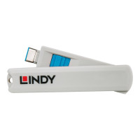 Lindy Schloss für USB-C-Port - Blau