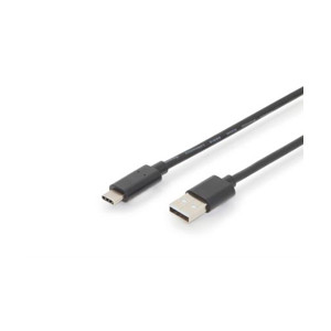 DIGITUS USB Type-C Anschlusskabel, Typ USB-A auf USB-C