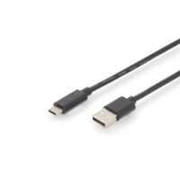 DIGITUS USB Type-C Anschlusskabel, Typ USB-A auf USB-C