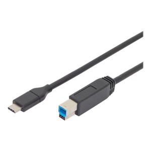 DIGITUS Cavo di collegamento USB Type-C, da Type-C a B